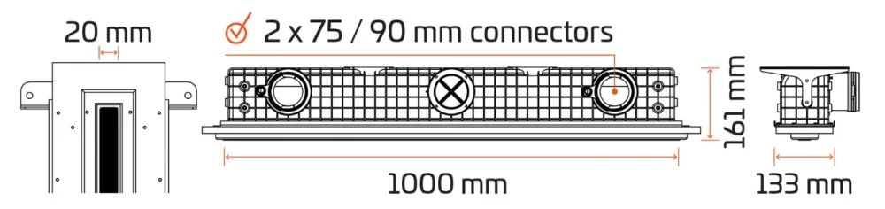 Decovent Lineo Pro Single frän Deco Systems