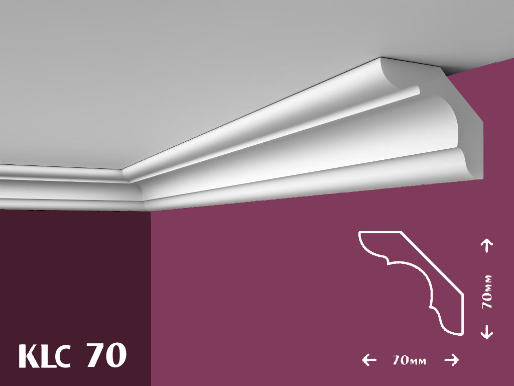 Taklist KLC-70 från Deco Systems