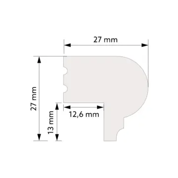 Bröstningslist TP005 från Deco Systems