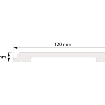 Panel BW001RT höger sida från Deco Systems